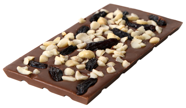 Macadamia & Raisin - Milk Chocolate PLUS