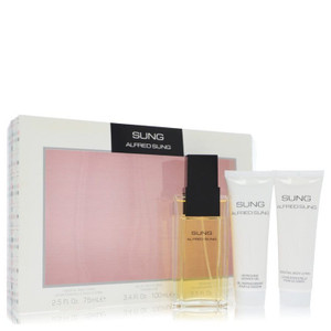 Alfred Sung Gift Set (Includes 3.4 oz Perfume, 2.5 oz Body Lotion, and 2.5 oz Shower Gel) V728-458768