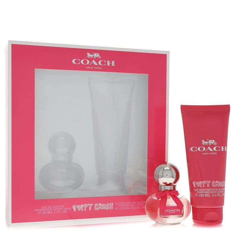 Poppy Crush by Coach Gift Set (Includes 3.3 oz Body Lotion and 1.0 oz Perfume) V728-570736
