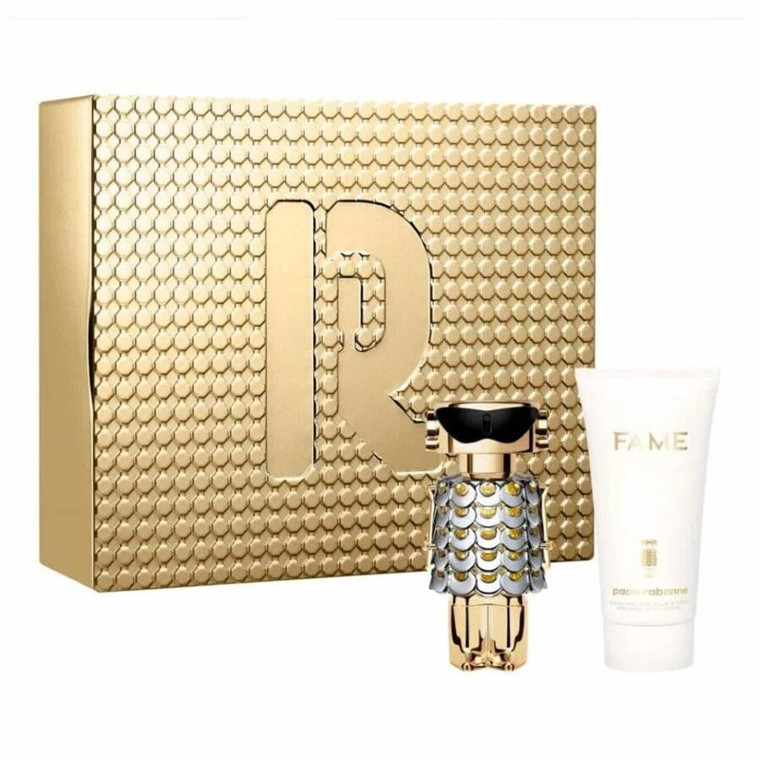 Fame by Paco Rabanne Gift Set (Includes 1.7 oz Perfume and 2.5 oz Body Lotion) Z991-PACO65199995