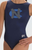 New! NORTH CAROLINA Girls Gymnastics Leotard: GK Dark Blue Nylon. FREE Scrunchie!