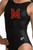 New! MARYLAND Terrapins Majestic "M" Girls' Gymnastics Leotard: GK  Black Mystique. FREE Scrunchie!