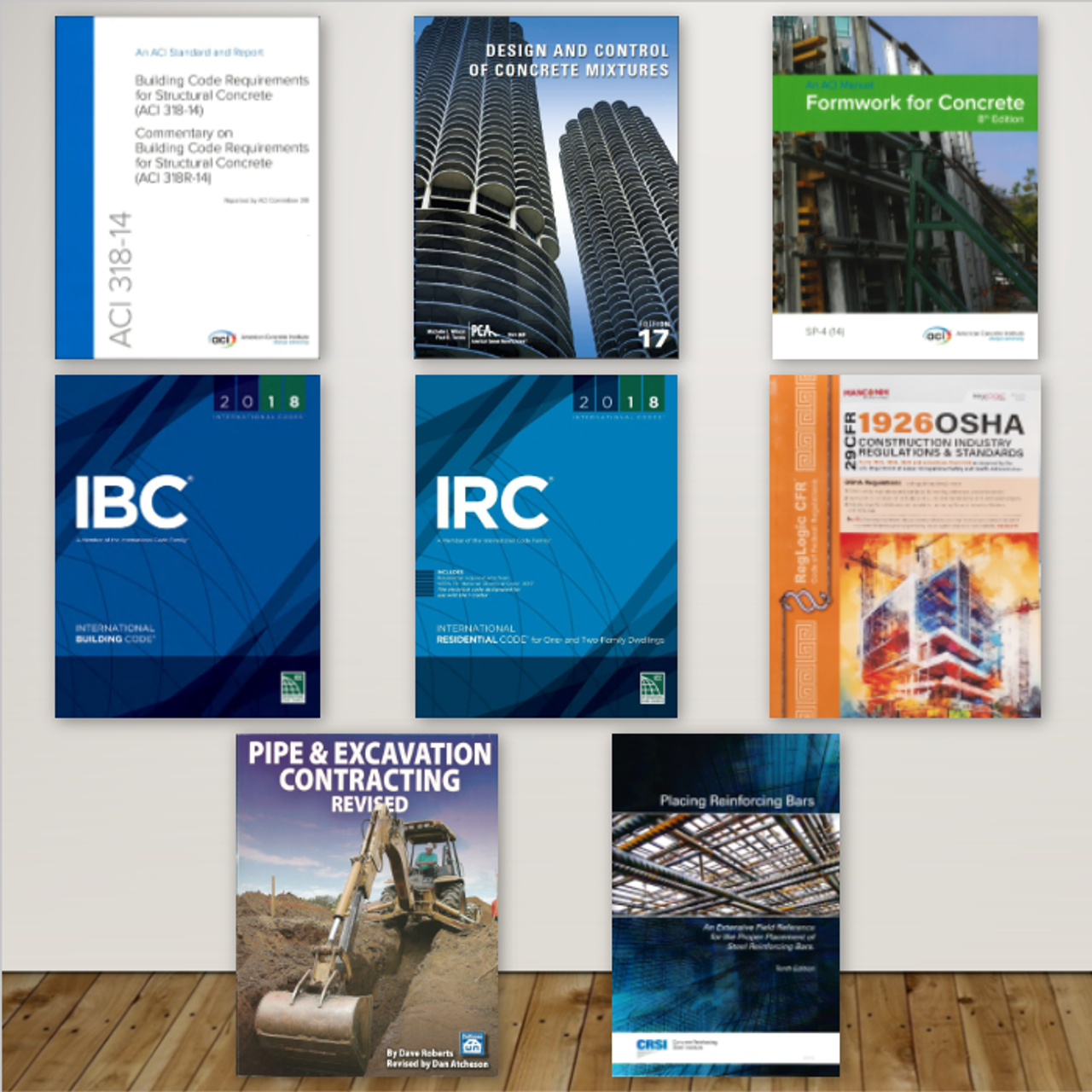 Complete Book Set for the Arizona CR-9 Concrete Contractor Exam