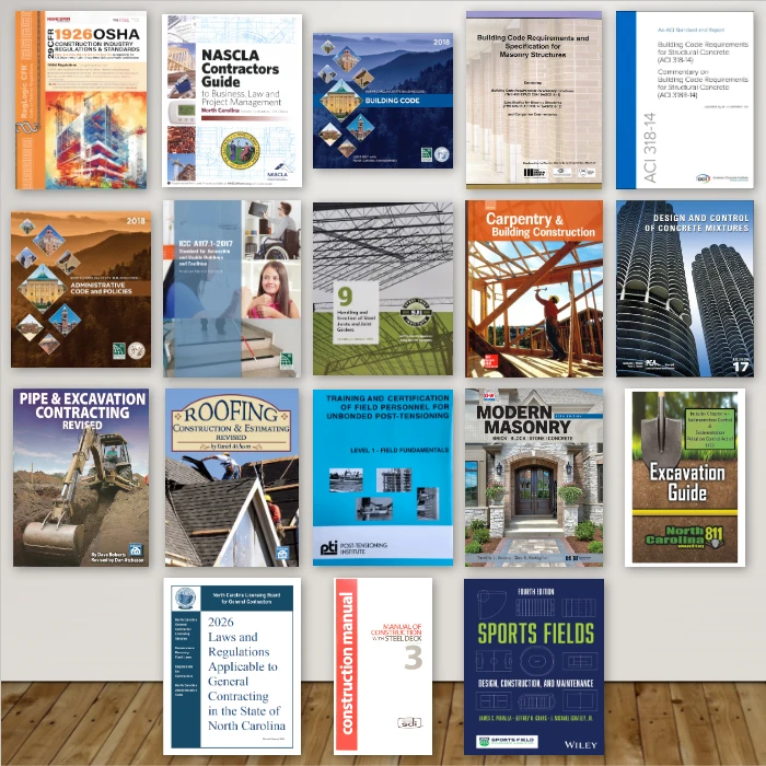 North Carolina Building Contractor PSI Exam Bookset