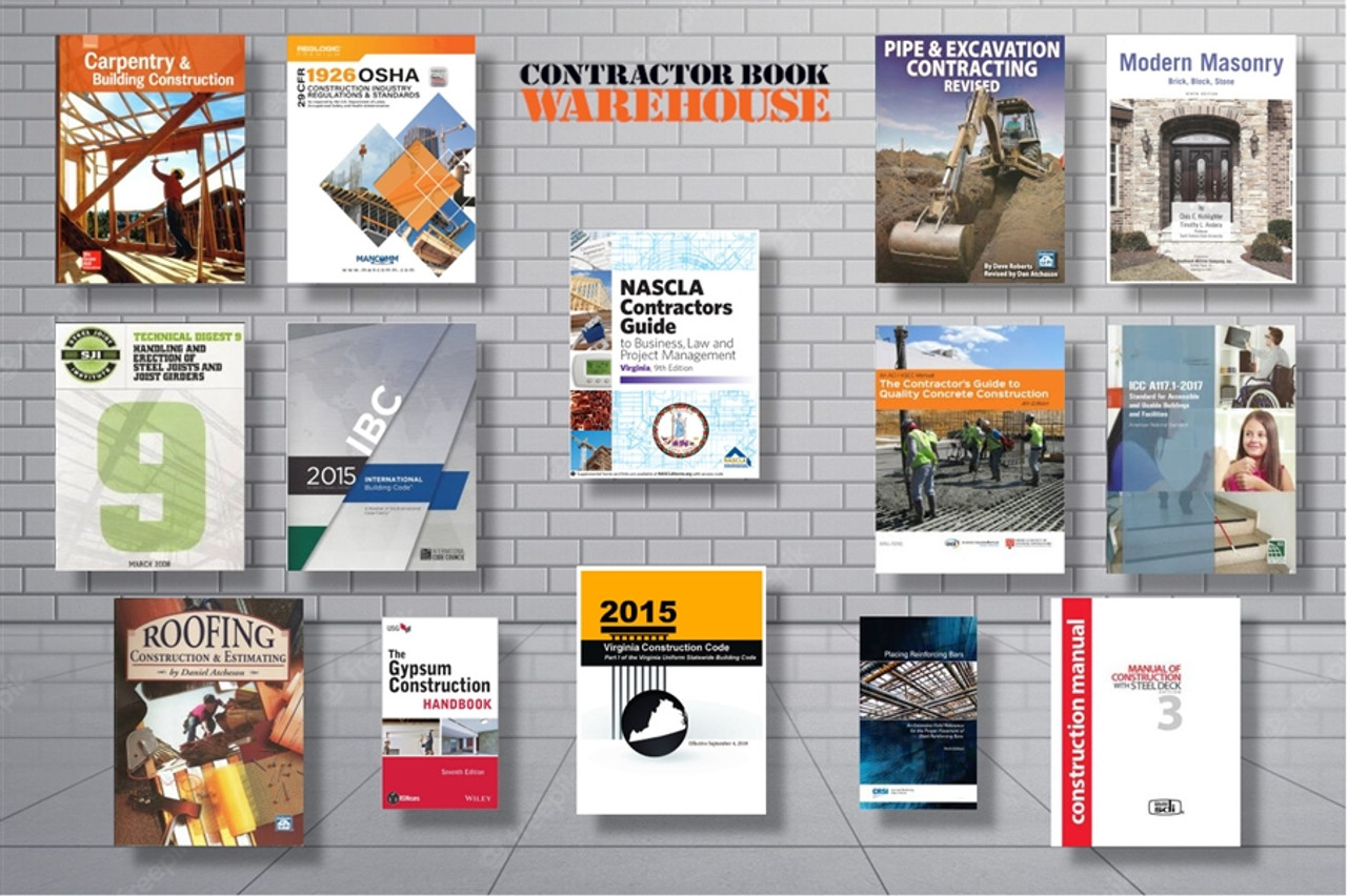 Book Set for the Virginia Commercial Building Contractor Exam