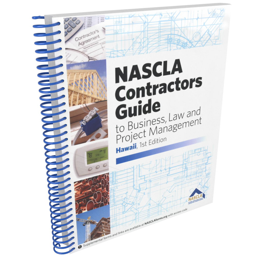 NASCLA Contractors Guide to Business, Law and Project Management - Hawaii 1st Edition