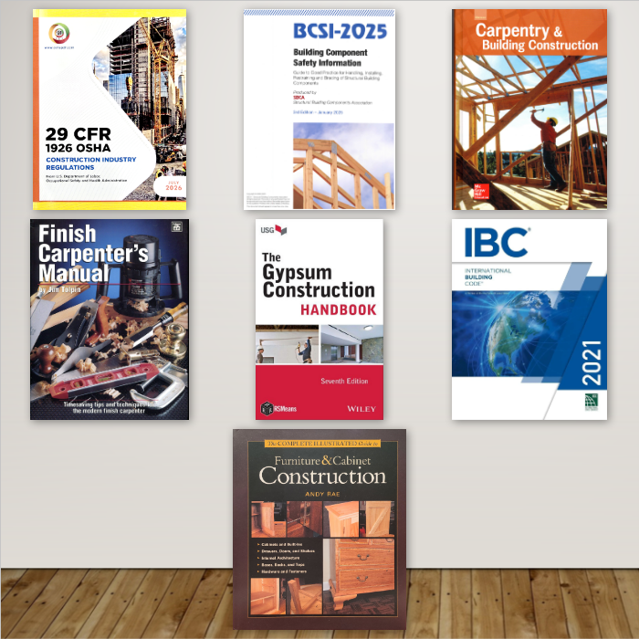 Louisiana Carpentry Exam Reference Book Set