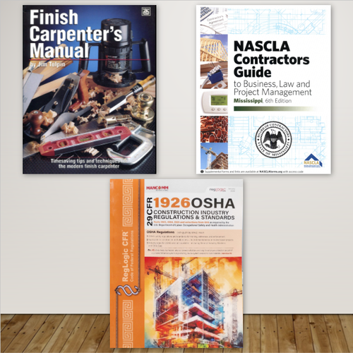 Mississippi Cabinets and Millwork PSI Contractor Exam Bookset