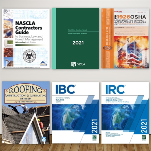 Mississippi Residential Roofing Contractor PSI Exam Bookset