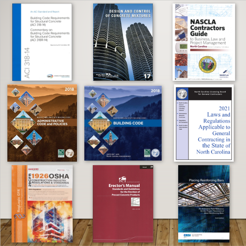 Package #1 NC Concrete Construction Bookset Package #1 NC Concrete Construction Bookset