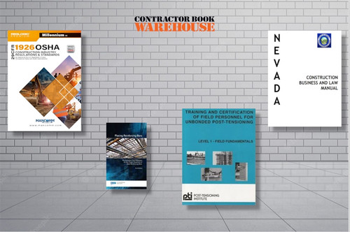 Complete Book Set for the Nevada C-14A Reinforcing Steel Contractor Exam.