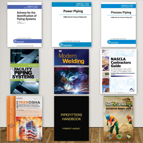 South Carolina Pressure and Process Piping Exam Complete Book Set