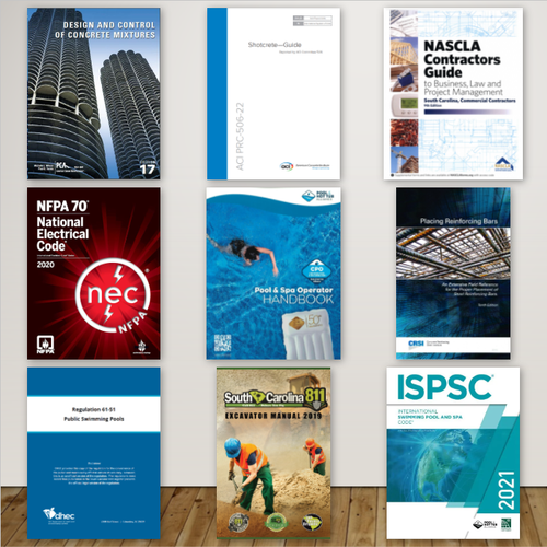 South Carolina Swimming Pool Contractor Exam Book Set