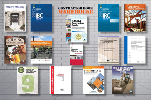 Complete Book Set for the Tennessee BC-A,b (sm) Combined - Residential / Small Commercial Contractor Exam.