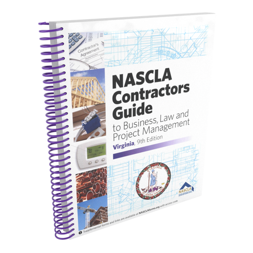 VIRGINIA Contractors Guide to Business, Law and Project Management, 9th Edition