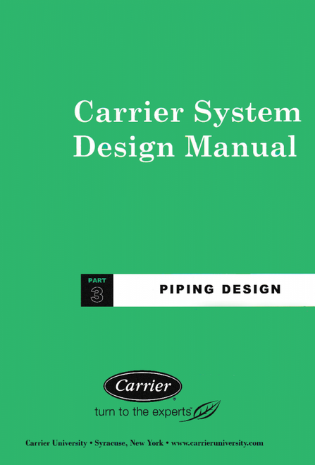 Carrier System Design Manual Carrier System Design Manual