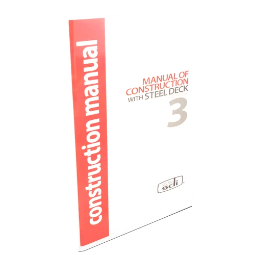 SDI: Manual of Construction with Steel Deck 3rd Edition