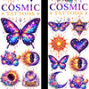 Cosmic Temporary Vending Tattoos (300 ct) showing the lower part of the display card
