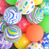 Mixed 60mm (2.35") Hi Bounce Bouncy Balls (25 ct)