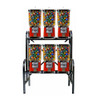Square Beaver 6 Way Gumball Machine Rack