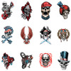 Boneyard Skull Temporary Tattoos