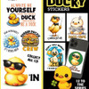 Lucky Ducky Stickers (300 ct)