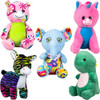 Medium Generic #26 Plush Mix (80 ct) 9-11 inch