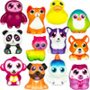 Squishy Big Eye Animal Assortment (1.75in -2 inch) 50 ct