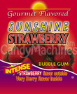 Sunshine Strawberry Gumballs