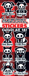 Skelanimals Vending Stickers