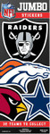 NFL Jumbo Team Logo Vending Stickers