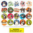 Penguins of Madagascar Figurines and Sliders Vending Capsules