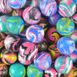 Swirled Balls 45mm Super Bouncy Balls - 50 ct