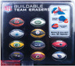 NFL Football Puzzle Erasers Vending Capsules