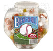 Baseball Gumballs, Single Wrapped - 200 ct Jar
