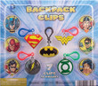 DC Comics Assorted Backpack Clips Vending Capsules