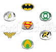 DC Comics Power Rings Vending Capsules