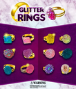 Glitter Rings Vending Capsules (1 inch) 250 ct