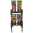 ProVend 4 Unit Candy and Gumball Bulk Vending Rack