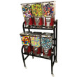 ProVend 6 Unit Gumball and Candy Bulk Vending Rack
