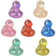 Glittery Rubber Ducks 2-inch Generic (50 pcs)