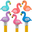 Flamingo Squishies Pencil Toppers Vending Capsules (1 inch) 250 ct