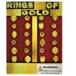 Rings of Gold Vending Capsules 1 inch