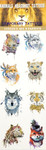 Animal Head Shot Temporary  Vending Tattoos