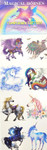 Magical Horses Temporary  Vending Tattoos