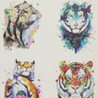 Tiger Attack Temporary  Vending Tattoos (300 ct)