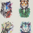 Tiger Attack Temporary  Vending Tattoos (300 ct)