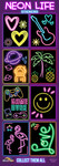 Neon Life Vending Stickers (300 ct)
