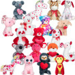 Jumbo Generic Valentines 12-inch Plush Kit (40 ct)