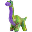 Jumbo Metallic Dinosaur Plush 11"-14" Mix (30 ct)